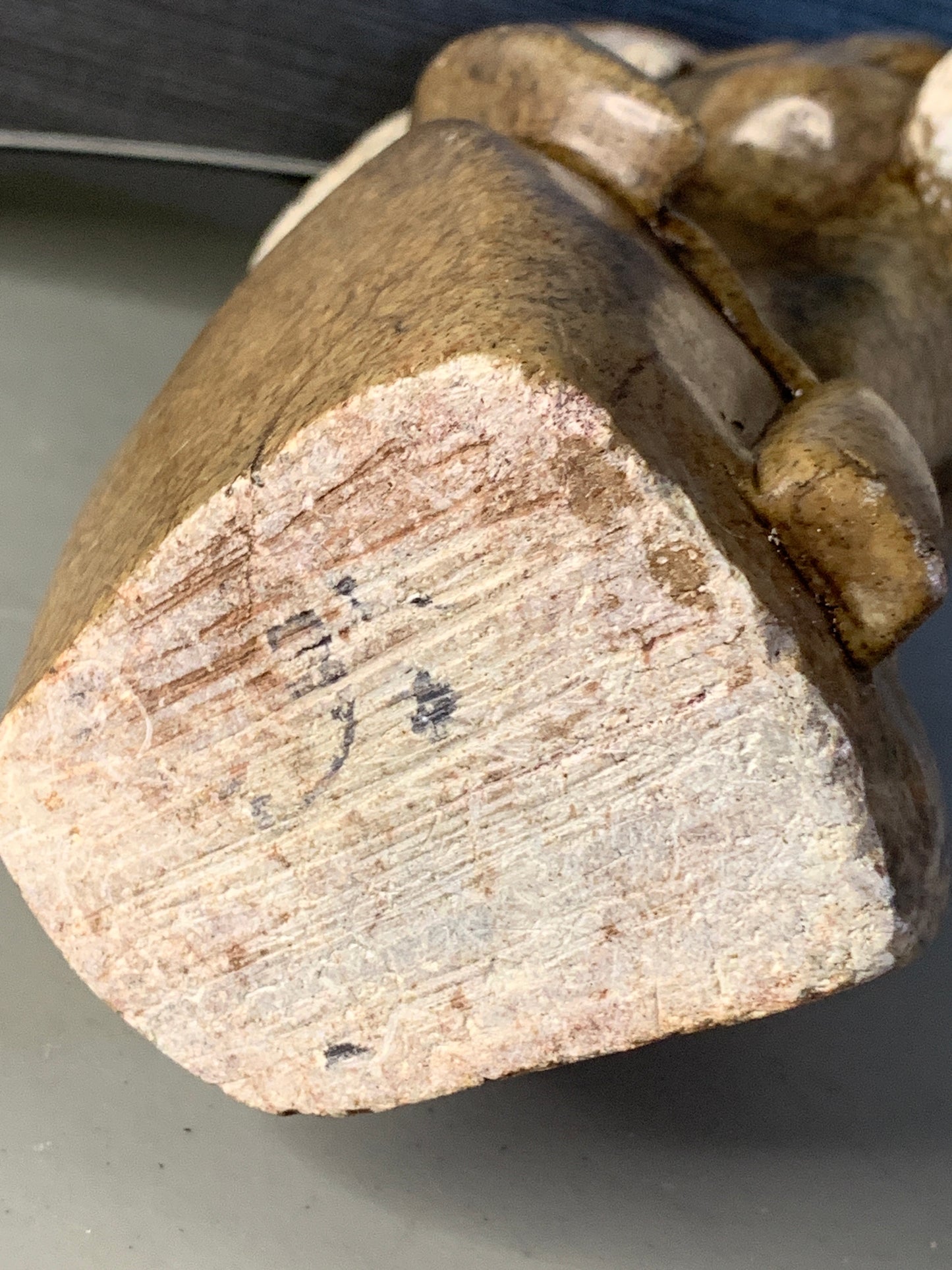 African Chieftain Head Sculpture