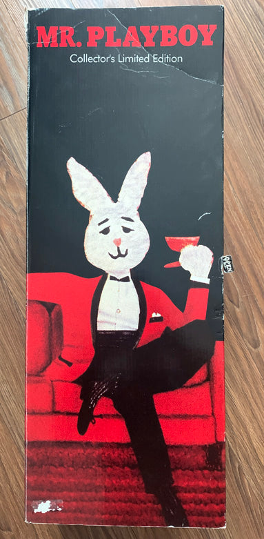 Vintage 1999 Mr. Playboy Hugh Hefner 30" Plush Bunny – Limited Edition collector's item
