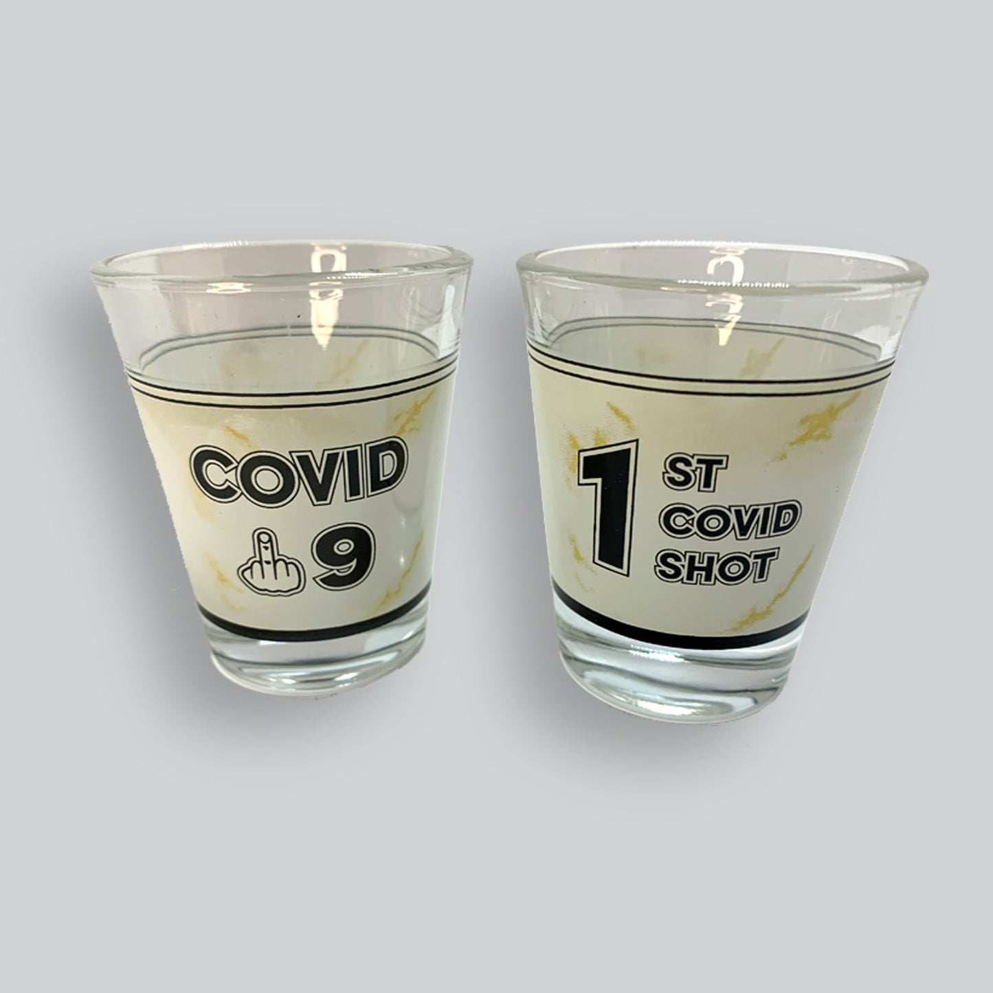 Covid Shots (well, shot glasses)