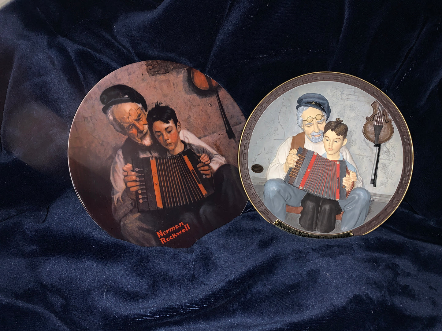 “THE MUSIC MAKER" by Norman Rockwell (1981) Limited Edition. PLATE# 135D!