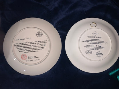 “THE MUSIC MAKER" by Norman Rockwell (1981) Limited Edition. PLATE# 135D!